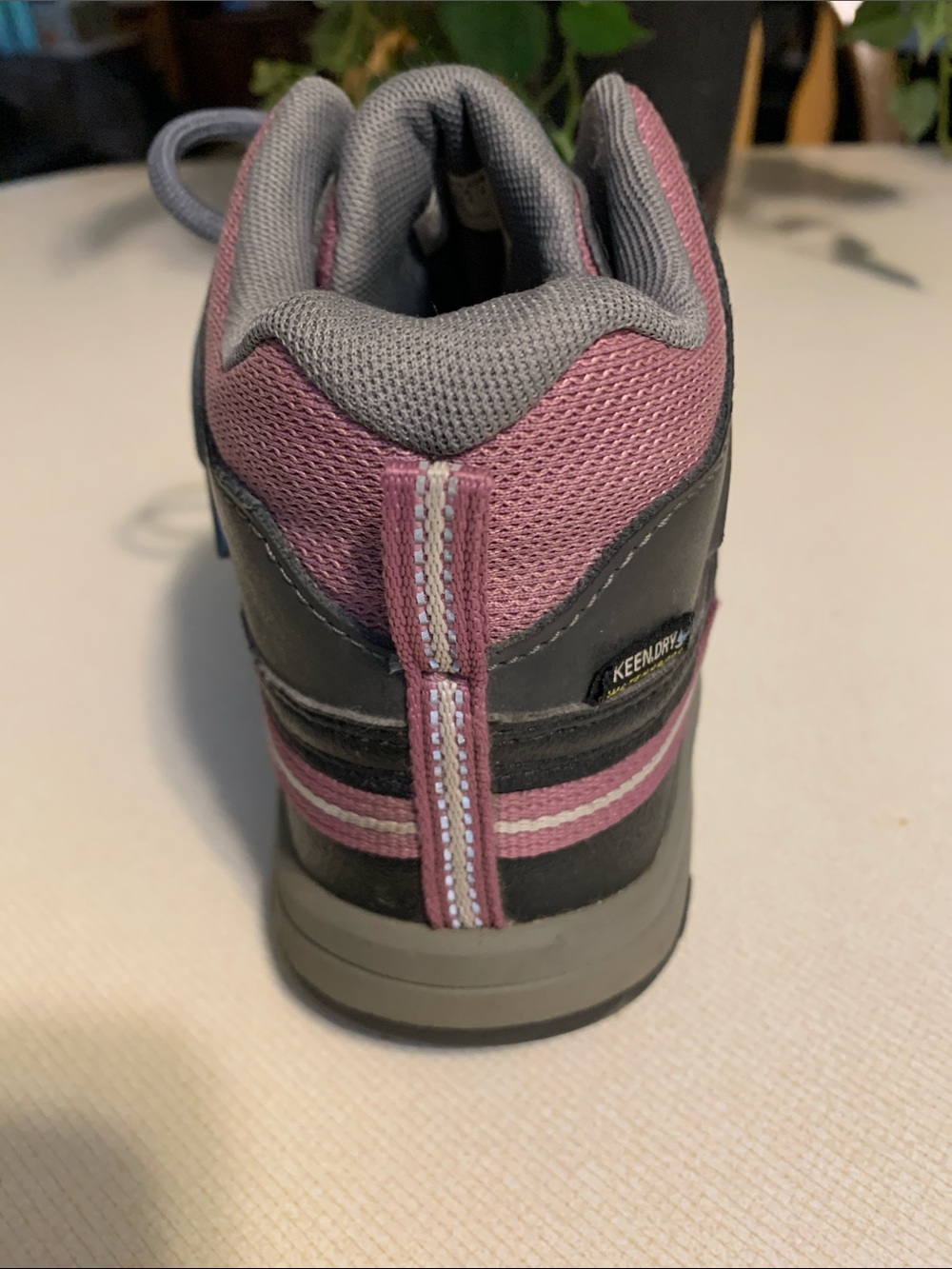 KEEN Women's Black and Pink Trail Sneakers - Picture 5 of 9